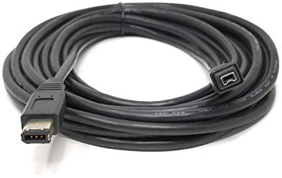 Maincore 5m Firewire 4 Pin to 6 Pin Cable DV-OUT Camcorder i-Link 400 IEEE 1394 Lead Cord (5m)