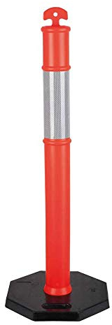Reis TRAFFIC-POST-RP - Paletti di segnalazione, colore: Rosso