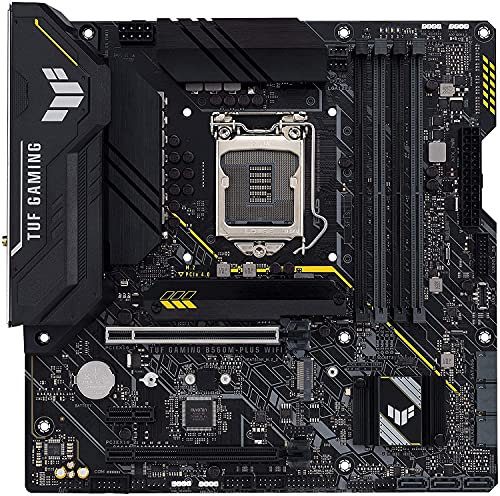 ASUS TUF Gaming B560M-PLUS WiFi LGA1200 (Intel®11th/10th Gen) Micro ATX Gaming Motherboard (PCIe 4.0, 2X M.2 Slots,8+1 Power Stages, 2.5Gb LAN, WiFi 6, USB 3.2 Type-C®, Thunderbolt™ 4 Support)
