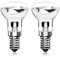 Klarlight R39 E14 30W Lavalampe, kleine Edison-Schraube, SES Reflektorlampe, Lavalampe, Warmweiß, 2800 K Energiesparlampe, R39 Strahler, dimmbar (2 Stück)