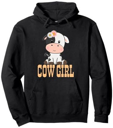 Conception de vache mignonne pour les femmes filles Sweat à Capuche