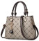 FORRICA Handtaschen Damen Exquisiter Anhänger Umhängetasche Elegant Ahornblatt Henkeltasche Frauen Shopper Tasche PU Leder Schultertasche Braun Griff D
