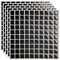 FBBULES 5 Piezas Azulejos Adhesivos, Pegatinas Azulejos Cocina Peel and Stick Tiles Papel de Pared Autoadhesivo Impermeable para Sala Cocina Baño Mosaico (20 x 20 cm / 7.9 x 7.9 Pulgadas)