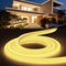 YOODI Neon LED Strip Warmweiss 20m, Led Lichtband für Außenbereich IP65 Wasserdicht, Schneidbare Rundes Rohr Flexibel Outdoor LED Streifen 230V für Haus, Zimmer, Garten, Party, Inklusive Netzteil