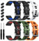 EZMVZKU 22mm QuickFit Armband für Garmin Fenix E/Fenix 8 47mm/Fenix 7/7 Pro/6/6 Pro,Silikon Ersatzarmband Kompatibel mit Fenix 5/5 Plus/Forerunner 965 955/Approach S70/S62 Sport Uhrenarmband