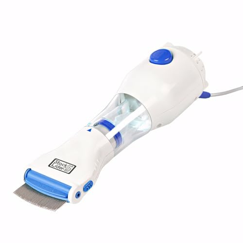 Stock Lider-Aspirador para piojos profesional, Peine eléctrico antipiojos, aspirador piojos, Más eficaz que otros peines y champú para piojos, Elimina piojos y huevos, prevención de liendres