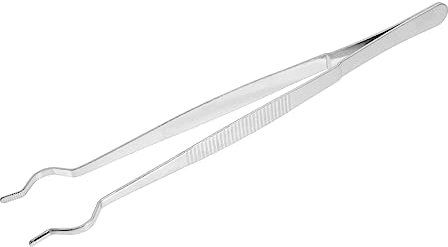 Gatuida Test Tube Tweezers: 3pcs Stainless Steel Tweezers Lab Test Tube Clamp Tweezers Laboratory Tube Plier Test Tube Holder Beaker for Industrial Work Laboratory Use