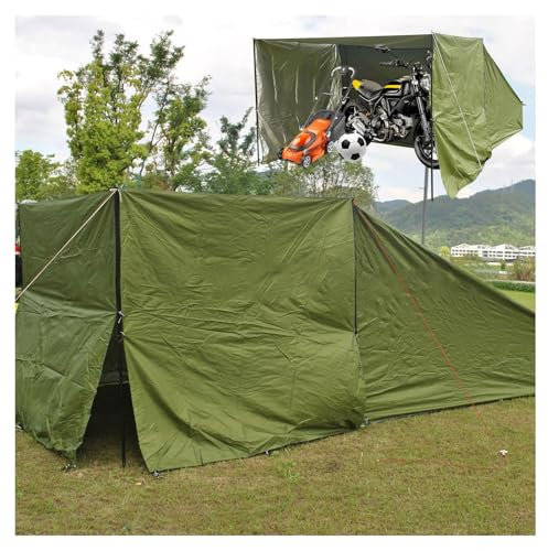 YSMSMZJK Garage Moto per Esterno con Tessuto Ombreggiante Rimovibile Box Biciclette per Mobili da Giardino, Biciclette, Moto Garage Auto per Esterno Box Biciclette