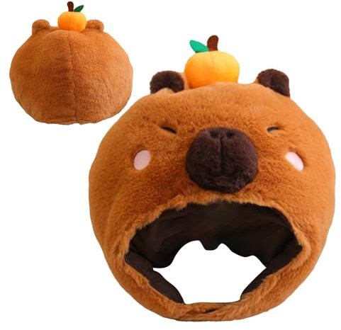 Plüsch-Tiermütze, warme Mehrzweck-Mütze, Cosplay-Zubehör für Halloween, Weihnachten, Geburtstag, Ostern