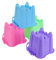 HEALSOPTHY 4Pcs Sandcastle Molds Beach Bucket Toy - Assorted Colors, Lightweight Plastic Sand Castle Molds for Kids, Ideal for Beach, Pool, Garden Play