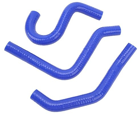 3 Piezas Manguera Radiador Silicona Moto CR80R CR85R Tubo Refrigerante Grueso Resistente Alta Temperatura Azul