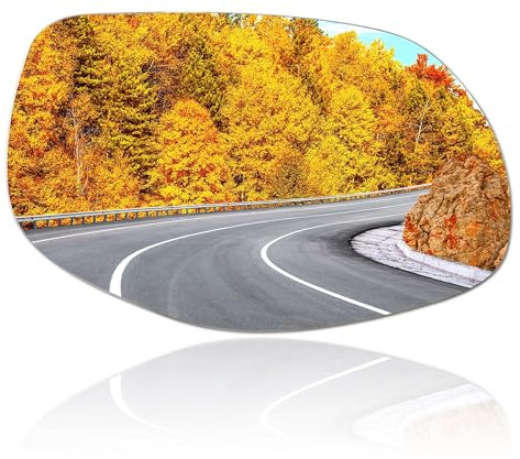 MIRROVIA Voiture Rétroviseur Miroir Verre avec Support Plaque Chauffée Droite 95573103804 Remplacement de Voiture