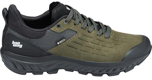 Hanwag Herren Kaduro Low GTX Schuhe, Olive-Black, 42.5