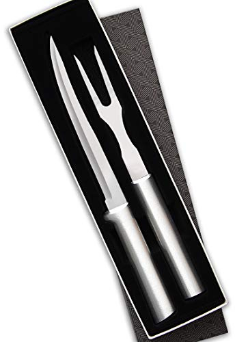 Rada Cutlery Carving Gift Set (S13), 2-Piece Carving Set, Stainless Steel Blades, Silver Handle
