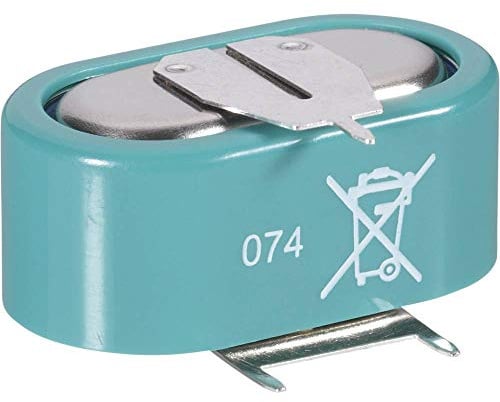 Varta V2/150H-SLF ++/- Pilas de botón-batería Recargable 150H NiMH 150 mAh 2.4V 1 Pieza