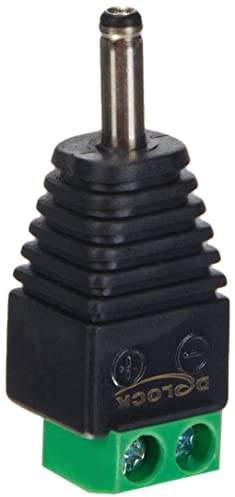 Adapter DC 1,3 x 3,5 mm Stecker > Terminal Block 2 pin - Audio-Adapter - DC-Buchse 3,5 mm (ID: 1,3 mm) (M)