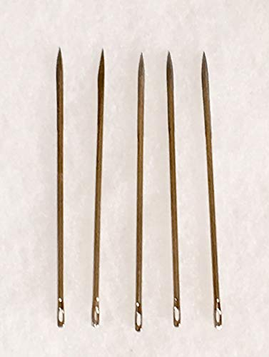 Telliswelt 5 Kürschner Nadeln Ledernadeln NO1 -Deutsche Produktion- 5,0 cm silber