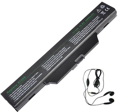 Amsahr 6720 – 05 6 cell 4400 mAh batteria di ricambio per HP 6720, 6720s, 6720s/ct, 6730s, 6730s/ct, 6735s