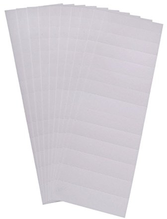 140 x Bezeichnungsschild für Sichtreiter zur individuellen Beschriftung