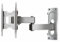 VCM Universal TV Halterung | VESA Wandhalterung | Halter Fernsehhalter neigbar schwenkbar | Belastbarkeit bis zu 15 kg - B-FS3 Silber