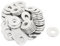 sourcing map 50 X 8mm de Plata Gris X 23mm X 1,9mm de Metal Plana Arandela Espaciadora Sujetador Fijación