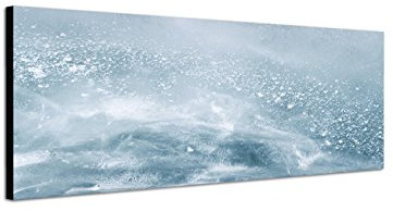 Augenblicke Wandbilder Keilrahmenbild Wandbild 150x50cm Eis Schnee Kälte Winter