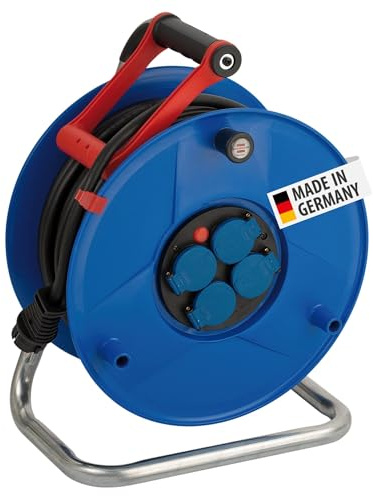 Brennenstuhl Garant IP44 Bebnow 40 m Construction Site – Beben Cable Made of Special Plastic (Durable Outdoors, Made in Germany) Blue