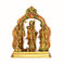 StonKraft Beste Qualität Messing RAM Darbar (Rama, Sita, Laxman, Hanuman) Statue Idol - Hindu Hinduismus Puja (17,1 cm) - Messing Hindu indischen Gott Statue - Brass Statue Deko