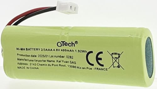 Otech compatible battery dog collar compatible with DOGTRA 40AAAM4SMX RÉCÉPTEUR