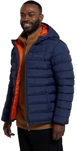 Mountain Warehouse Season Mens Padded Puffer Jacket Navy XL
