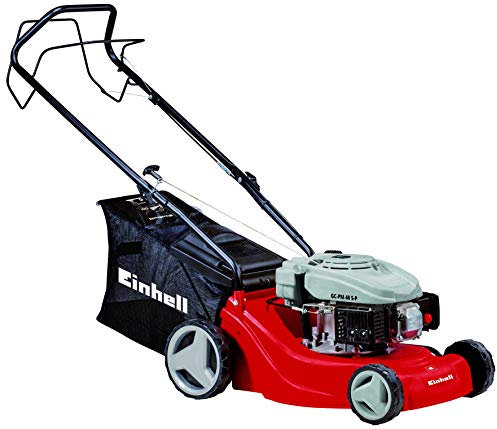 Einhell GC-PM 40 S-P Self Propelled Petrol Lawnmower with 40 cm Cutting Width - Black, Blue