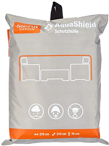 Siena Garden AquaShield Loungeschutzhülle, silber-grau, mit Active Air System, 270x210x70cm