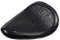 Black Alligator Leather Motorcycle Solo Driver Seat for Harely H-onda Sportster Bobber Chopper Custom