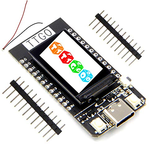 ICQUANZX T-Display ESP WiFi und Bluetooth Modul Entwicklungsboard für Arduino 1.14 Zoll LCD
