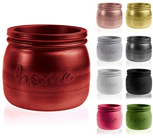 CONCRETTE Macetero de Cemento, Maceta de hormigón, diámetro de 11 cm, 17 Colores