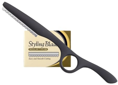 Styling Razor + 10 original Blade Thinning Shaper Friseur Styling Messer. Effiliermesser