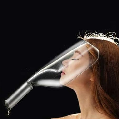 Friseur Gesichtsmaske mit Schutzschild für Haarschneiden und Färben - Augenschutz Abdeckung, ideal für Salon及zu Hause (transparent Weiss)