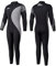Owntop Männer Neoprenanzug 5mm Neopren Tauchanzüge -Frontreißverschluss Wet Suit für Herren in Kalt Wasser, Langarm Stretch Einteilig Badeanzug Thermisch UPF50+ zum Schnorcheln Surfen, Grau 3XL
