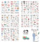 LacyMC Sticker Hochzeit Gästebuch(266 Aufkleber),Perfektes Sticker Set für Fotoalbum Hochzeit,Vintage Love Sticker für Gästebuch oder Fotoalbum mit viel Liebe(Deutsch&Englisch,Rosa Stil)