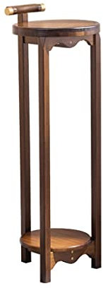 HIHELO Pflanzenständer Indoor Bambus-Pflanzenregal Innenboden Blumentisch Blumenladen-Ausstellungsstand Balkon Mehrschichtiges Bonsai-Pflanzenregal Topfständerhalter (Size : Large)