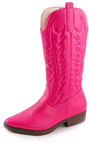 Toocool - Stivali Donna Texani Cowboy Western camperos Scarpe Inverno 2C8X9003 [37,ML155 Fuxia]