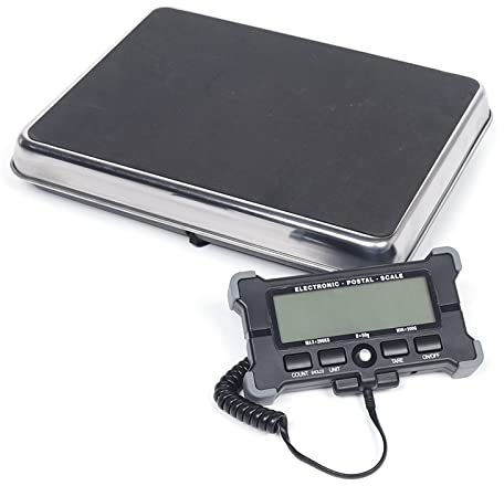 Paketwaage, Digitale Plattformwaagen mit LCD Display Paketwaage PlattformWaage, 200kg/200g