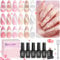 Beetles Cat Eye Gel Nagellack, 6 Farben glitzernd rosa beige transparent Silber Pastell samtig magnetischer Gel-lack natürlicher Nagellack Kunst Maniküre Salon DIY
