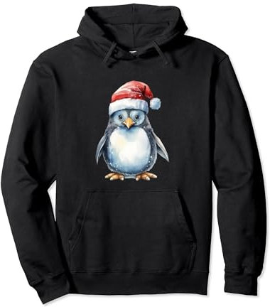 tolles Weihnachtsdesign mit Christbaum und Weihnachtsmann Pullover Hoodie