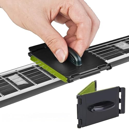 Limpiador de Cuerdas de Guitarra, Limpiador para Guitarra Eléctrica de Cuerdas y Diapasón, Guitarra Cuerda Limpiador, para Bajo Eléctrico y Instrumentos de Cuerda