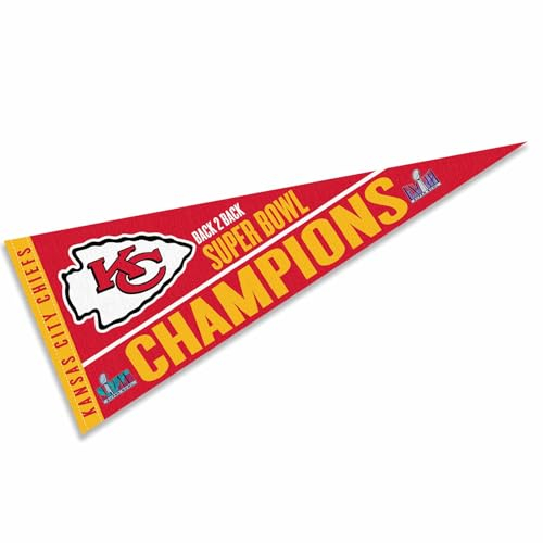 WinCraft Chiefs Super Bowl 2024 Champions Full Size Large Wimpel