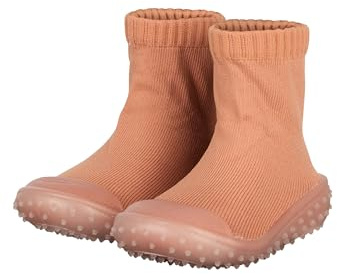 Sterntaler Adventure Socks uni - Unisex Socken mit transparenter, rutschfester Gummisohle - schnelltrocknendes Material, für Indoor und Outdoor - lichtbraun, Größe 28
