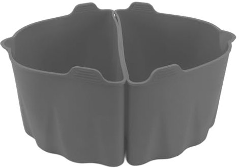 2 pezzi Slow Cooker Liner 6‑7QT - Set di pentole in silicone per ristoranti domestici (grigio)