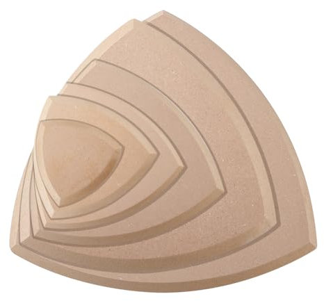 AHANDMAKER 6 Sizes Pottery Tools, Triangle Pottery Molds for Clay, Pottery Forms Ceramic Molds Slump Molds Slump Molds Pottery Plate Forming Molds for Pottery, Plate Pottery Forming Molds