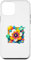 Hülle für iPhone 12 mini MCM Quadratische Blumenkunst